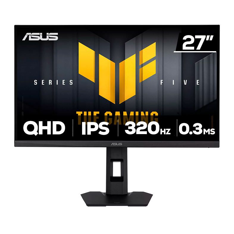 Monitor Gamer Asus TUF Gaming, 27 Pol, Fast IPS, QHD, 0.3ms, 320Hz